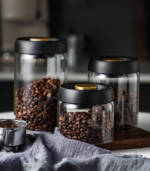 Vacuum-Sealed-Coffee-Storage-Canister-Airtight-Glass-Food-Container