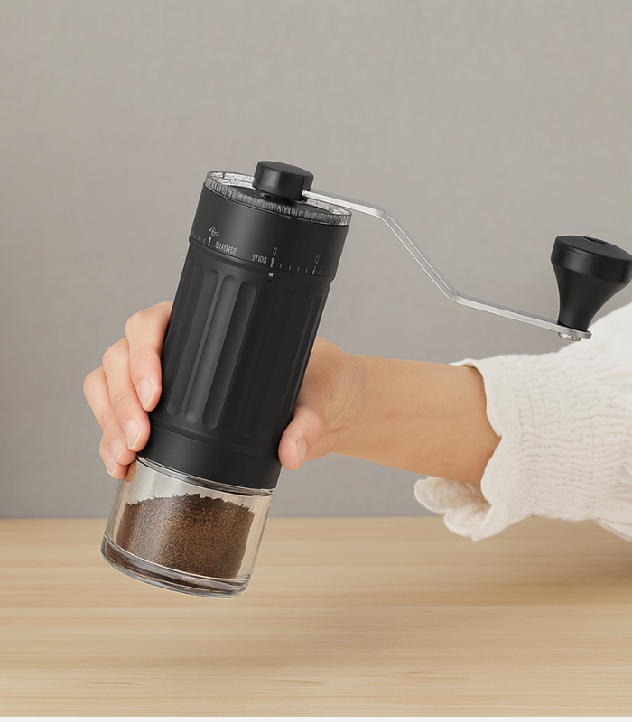 Manual Coffee Grinder Ceramic Burr 40 Settings Portable Hand Coffee Manual Coffee Grinder Ceramic Burr 40 Settings Portable Hand Coffee